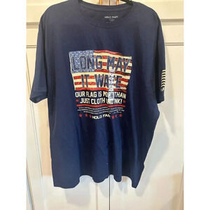 Hold Fast Long May it Wave Tshirt NWT 2X